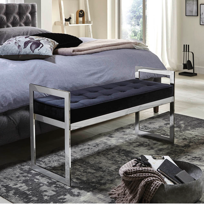 Artikelbild 2 für HAKU Möbel Sitzbank 18583 schwarz Stoff 100,0 cm, Artikelnummer 551707