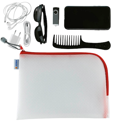 Artikelbild 7 für HERMA Reißverschlussbeutel DIN A5 transparent/rot, 1 St., Artikelnummer 555092