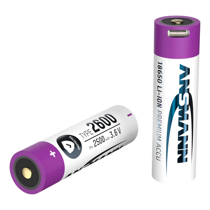 Artikelbild 8 für ANSMANN USB-Akku USB-C Li-Ion 18650 2.600 mAh, 1 St., Artikelnummer 216107