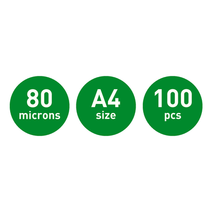 Artikelbild 8 für LEITZ Laminierfolien glänzend für A4 80 micron selbstklebender Rücken, 100 St., Artikelnummer 394655