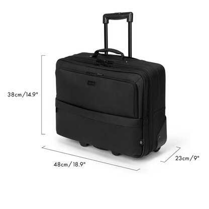 Artikelbild 2 für DICOTA Laptop-Trolley Roller Eco Multi CORE Kunstfaser schwarz 48,0 x 38,0 x 23,0 cm, Artikelnummer 610921