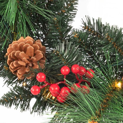 Artikelbild 3 für Idena Weihnachtskranz LED Dekoleuchte grün, 1 St., Artikelnummer 676567