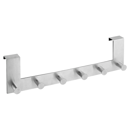 Artikelbild für Türgarderobe mit 6 Haken silber, 1 St., Artikelnummer 784791