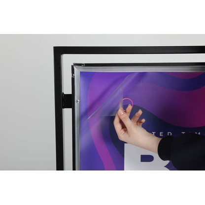 Artikelbild 14 für update displays Kundenstopper Square schwarz DIN A1 2 Fächer 73,0 x 40,0 x 119,5 cm, 1 St., Artikelnummer 619526