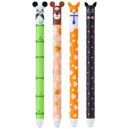 Artikelbild für JOLLY Gelschreiber Tiermotive 0,5 mm, Schreibfarbe: blau, 4 St., Artikelnummer 741377