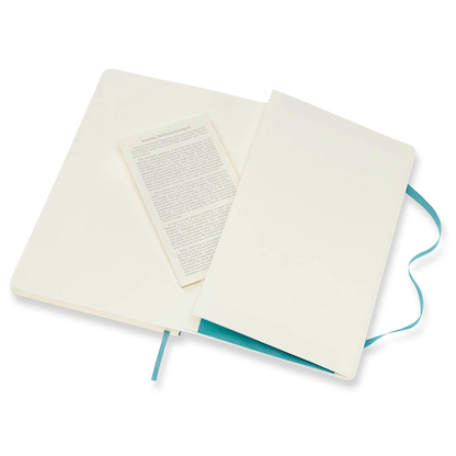 Artikelbild 5 für MOLESKINE Notizbuch Classic ca. DIN A5 blanko, riff blau Softcover 240 Seiten, 1 St., Artikelnummer 512376