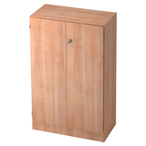 Artikelbild 1 für HAMMERBACHER Aktenschrank Haziender, V6550/N/N/SG nussbaum 2 Fachböden 80,0 x 42,0 x 127,0 cm, Artikelnummer 630549