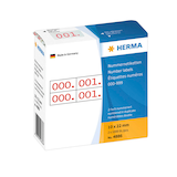 Artikelbild 1 für HERMA Klebenummern 4886 Zahlen, rot 22,0 x 10,0 mm, 2x1.000 Etiketten, Artikelnummer 518744