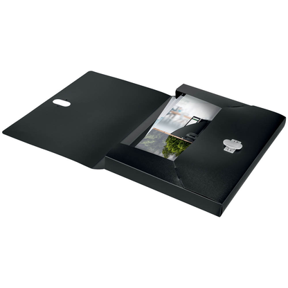 Artikelbild 4 für LEITZ Heftbox Recycle 4623 4,0 cm schwarz, 1 St., Artikelnummer 854184