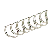Artikelbild 1 für LMG Drahtbinderücken silber für 135 Blatt, 50 St., Artikelnummer 557108