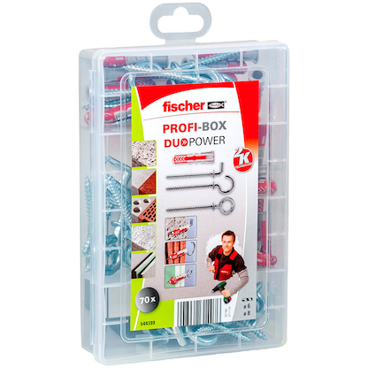 Artikelbild für fischer Profi-Box - DuoPower 2K 544399 Dübel- und Schrauben-Sortiment, 70-teilig, Artikelnummer 480341
