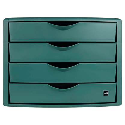 Artikelbild 4 für helit Schubladenbox the green chameleon grün H6429552, DIN A4 mit 4 Schubladen, 1 St., Artikelnummer 823751