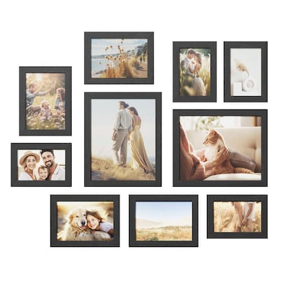 Artikelbild für SONGMICS 10 Bilderrahmen-Set schwarz, 10 St., Artikelnummer 759789