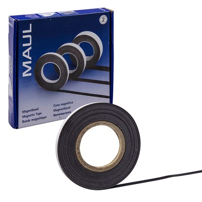 Artikelbild 2 für MAUL Magnetband selbstklebend schwarz 1,0 cm x 10,0 m, 1 St., Artikelnummer 293555