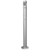 Artikelbild 1 für Kerkmann Pio Standaschenbecher silber abschließbar, 1 St., Artikelnummer 100521