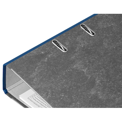 Artikelbild 5 für AKTION: LEITZ 1080 Ordner blau marmoriert Karton 8,0 cm DIN A4, 10 St., Artikelnummer 653806