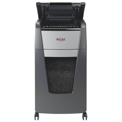 Artikelbild 8 für Rexel Optimum AutoFeed+ 300X Aktenvernichter mit Partikelschnitt P-4, 4 x 26 mm, bis 300 Blatt, schwarz, Artikelnummer 267577