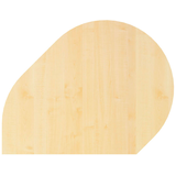 Artikelbild 1 für HAMMERBACHER Anbautisch höhenverstellbar Orbis ahorn, silber Tropfenform 103,0 x 80,0 x 68,0 - 76,0 cm, Artikelnummer 151559