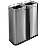 Artikelbild 1 für helit the twin bin Mülltrenner 2x 30,0 l edelstahl, 1 St., Artikelnummer 223626