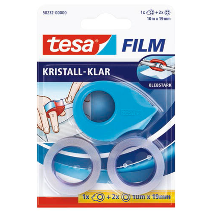 Artikelbild für tesa KRISTALL - KLAR Klebefilm transparent 19,0 mm x 10,0 m 1 Set, Artikelnummer 517864