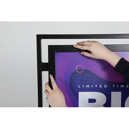 Artikelbild 16 für update displays Kundenstopper Square schwarz DIN A1 2 Fächer 73,0 x 40,0 x 119,5 cm, 1 St., Artikelnummer 619526