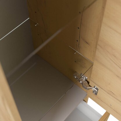 Artikelbild 4 für POSSEIK Bad-Hängeschrank 120 eiche gold 35,8 x 35,2 x 120,0 cm, Artikelnummer 668568