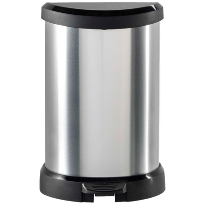 Artikelbild 2 für curver DECOBIN Mülleimer 15,0 l silbermetallic, 1 St., Artikelnummer 700993