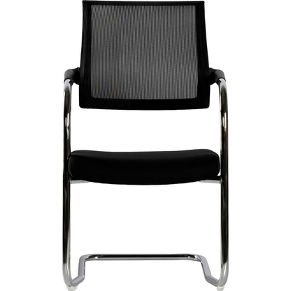 Artikelbild 2 für LÜLLMANN Besucherstuhl 221810 schwarz Stoff, 1 St., Artikelnummer 791067