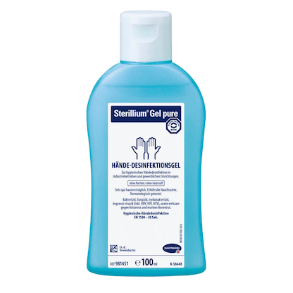 Artikelbild für HARTMANN Sterillium Gel pure Händedesinfektionsgel 100 ml, Artikelnummer 577534