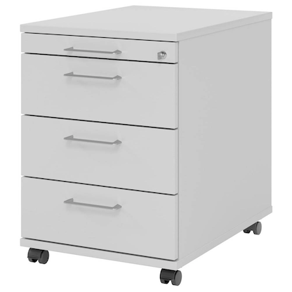 Artikelbild für HAMMERBACHER AC30 Rollcontainer lichtgrau 4 Auszüge 42,8 x 58,0 x 59,0 cm, Artikelnummer 992545