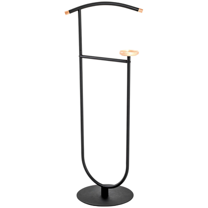 Artikelbild für HAKU Möbel Herrendiener 21554 schwarz Metall 47,0 x 115,0 cm, Artikelnummer 551842