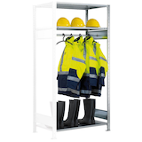 Artikelbild 1 für SCHULTE Anbauregal 14157 silber 130,0 x 60,0 x 200,0 cm, Artikelnummer 855369