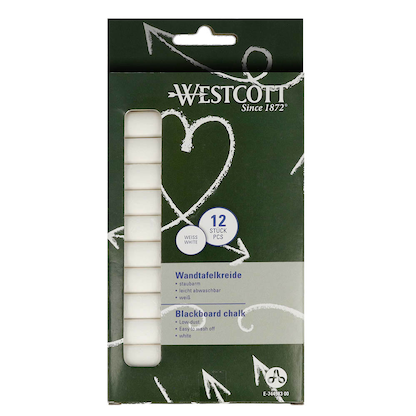 Artikelbild für WESTCOTT Kreide farbsortiert 12 St., Artikelnummer 333516