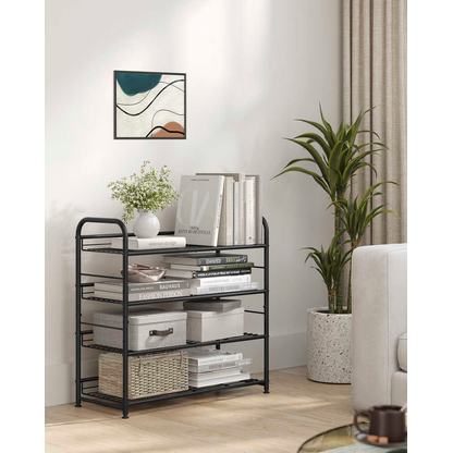 Artikelbild 4 für SONGMICS Schuhregal schwarz 68,5 x 27,5 x 65,0 cm, 1 St., Artikelnummer 760149