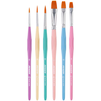 Artikelbild 4 für JOLLY Candy Colours Pinsel-Set Größe 6, 2x 8, 2x 10, 12, Artikelnummer 794168