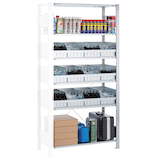 Artikelbild 1 für SCHULTE Anbauregal 14276 silber, verzinkt 100,0 x 40,0 x 200,0 cm, Artikelnummer 855383