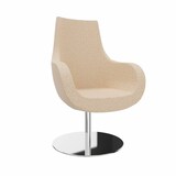 Artikelbild 1 für fm Besuchersessel Pirum sand chrome Stoff 71,0 x 71,0 x 108,5 cm, 1 St., Artikelnummer 447967