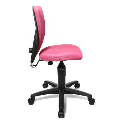 Artikelbild 4 für Topstar Kinderdrehstuhl High S'cool®, 70570BB10 Stoff rosa, Gestell schwarz, Artikelnummer 164835
