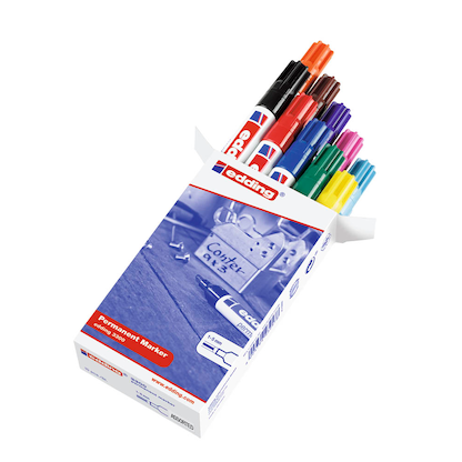 Artikelbild für edding 3300 Permanentmarker farbsortiert 1,0 - 5,0 mm, 10 St., Artikelnummer 311258