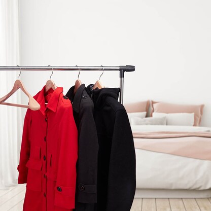 Artikelbild 2 für relaxdays Kleiderbügel braun, 5 St., Artikelnummer 519993