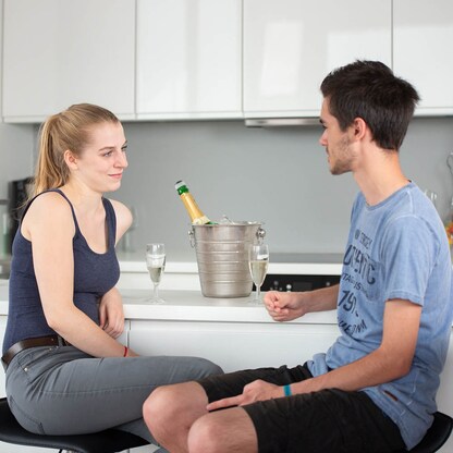 Artikelbild 3 für relaxdays Flaschenkühler silber, Artikelnummer 643884