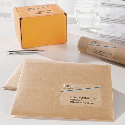 Artikelbild 7 für AVERY Zweckform Folien-Versandetiketten L7567-25 transparent 210,0 x 297,0 mm, 25 Blatt, Artikelnummer 345488