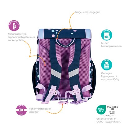 Artikelbild 15 für herlitz Schulranzen-Set Loop Plus Unicorn Dreams Kunstfaser grün, Artikelnummer 556328