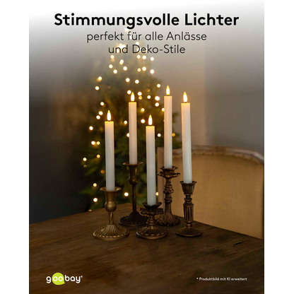 Artikelbild 7 für goobay LED-Kerzen weiß, 5 St., Artikelnummer 725459