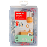 Artikelbild 1 für fischer easyDIY Box Dekoration 577062 Dübel- und Schrauben-Sortiment, 131-teilig, Artikelnummer 812392