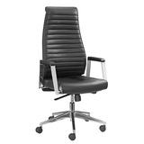 Artikelbild 1 für Mayer Chefsessel myDELUXE, 2491 Leder schwarz, Gestell alu, Artikelnummer 215982