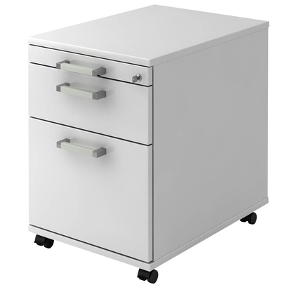 Artikelbild für HAMMERBACHER Solid AC20 Rollcontainer weiß 3 Auszüge 42,8 x 58,0 x 59,0 cm, Artikelnummer 399321