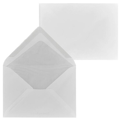 Artikelbild für GOHRSMÜHLE Briefumschläge DIN C6 ohne Fenster weiß nassklebend 25 St., Artikelnummer 650130