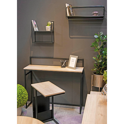 Artikelbild 3 für HAKU Möbel Konsolentisch rechteckig Spanplatte bergen-eiche 100,0 x 30,0 x 89,0 cm, 1 St., Artikelnummer 142376