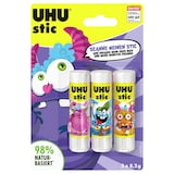 Artikelbild 1 für UHU MONSTER Klebestifte 8,2 g, 3 St., Artikelnummer 312656